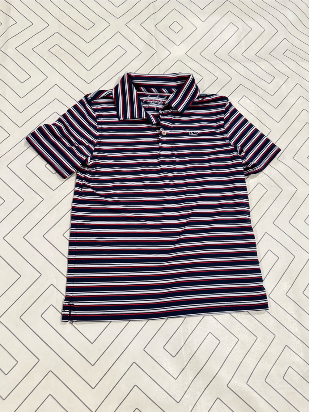 Vineyard Vines Striped Performance Polo